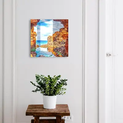 Boîte à clés murale décorative Côte ensoleillée