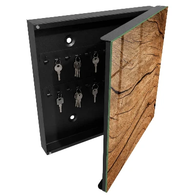 Armoire à clés design Texture bois