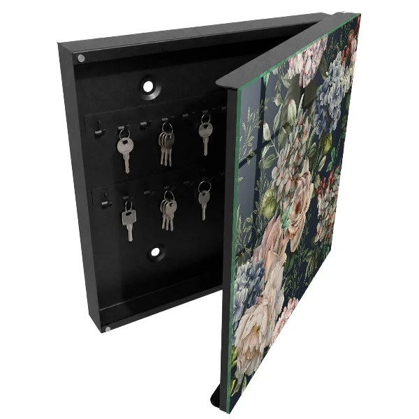 Armoire à clés décorative Motif floral