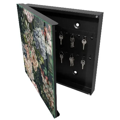 Armoire à clés décorative Motif floral