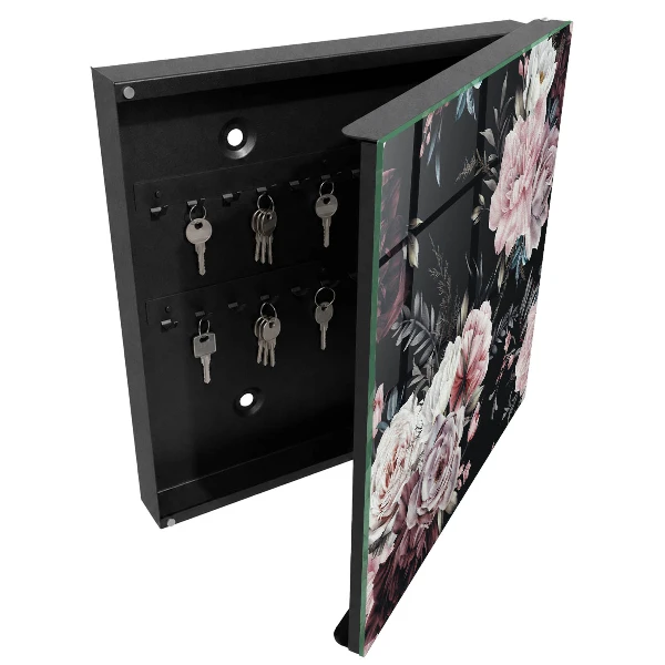 Armoire à clés design Charme floral