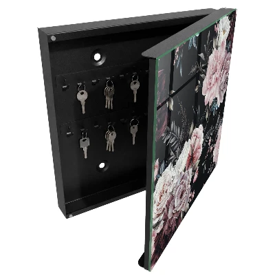 Armoire à clés design Charme floral
