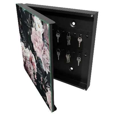 Armoire à clés design Charme floral
