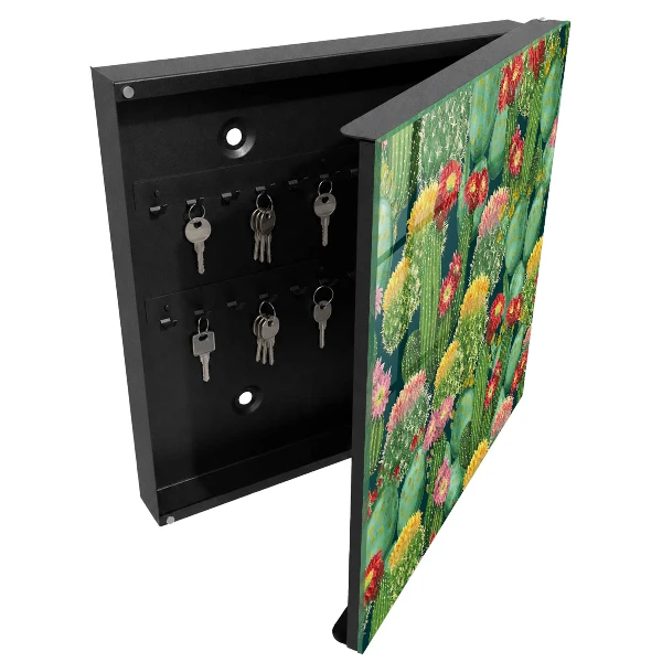 Armoire à clés design Jardin coloré