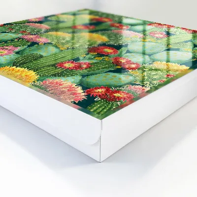 Armoire à clés design Jardin coloré