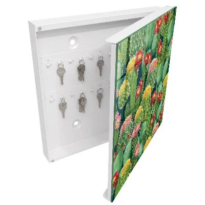Armoire à clés design Jardin coloré