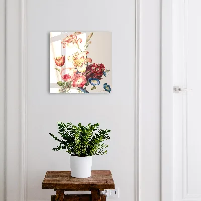 Armoire à clés décorative Fleurs colorées