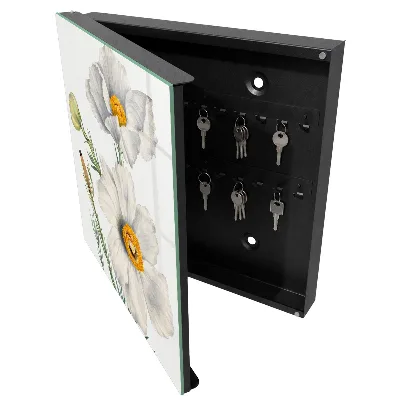 Armoire à clés design Fleurs nature