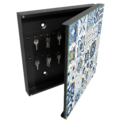 Armoire à clés décorative Carreaux colorés