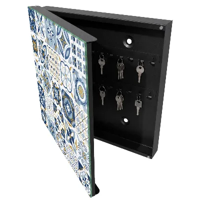 Armoire à clés décorative Carreaux colorés