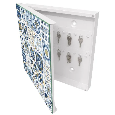 Armoire à clés décorative Carreaux colorés