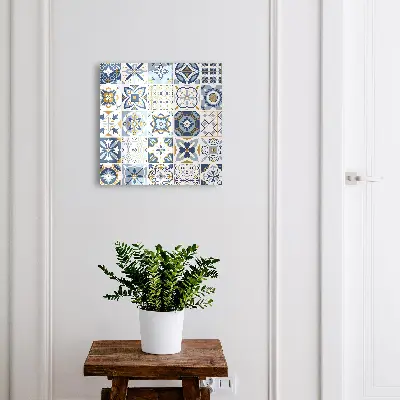 Armoire à clés décorative Carreaux colorés