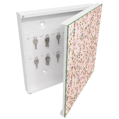 Armoire à clés décorative Motif floral