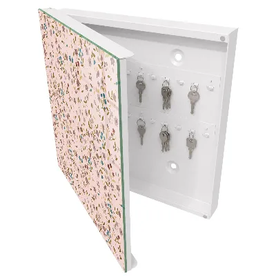 Armoire à clés décorative Motif floral