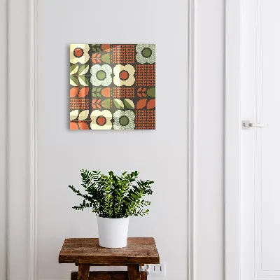 Armoire à clés design Fleurs joyeuses