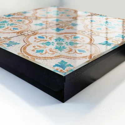 Boîte à clés murale décorative Motif de carreaux
