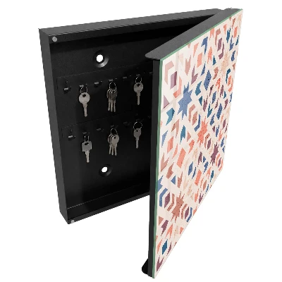 Armoire à clés décorative Motif géométrique