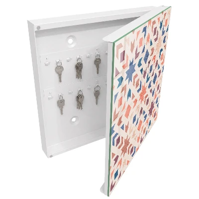 Armoire à clés décorative Motif géométrique