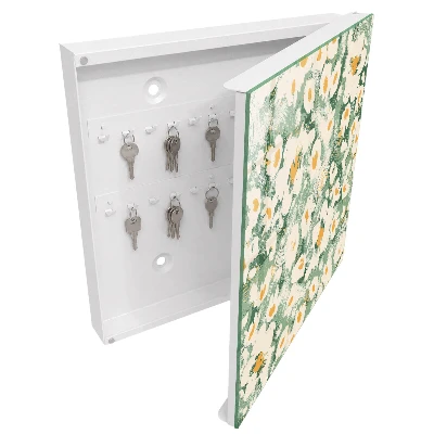 Armoire à clés décorative Motif floral