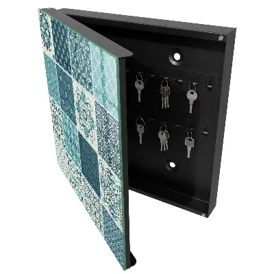 Boîte à clés murale décorative Mosaïque rétro