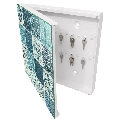 Boîte à clés murale décorative Mosaïque rétro