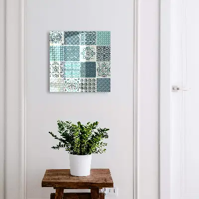 Boîte à clés murale décorative Mosaïque rétro