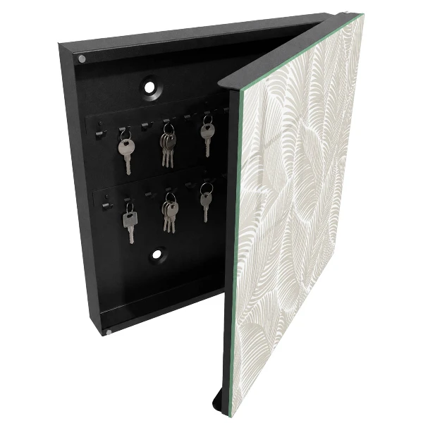 Armoire à clés décorative Feuilles paisibles