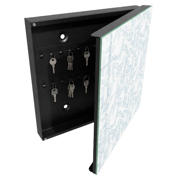 Armoire à clés design Motif floral