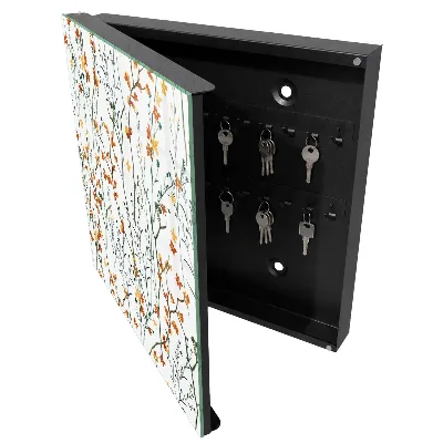 Armoire à clés décorative Motif floral