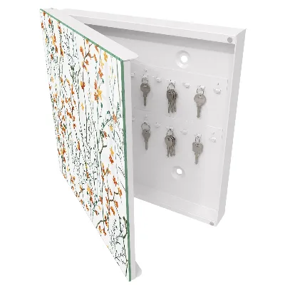Armoire à clés décorative Motif floral