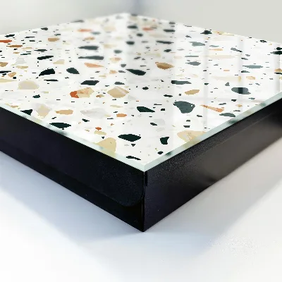Armoire à clés design Motif terrazzo