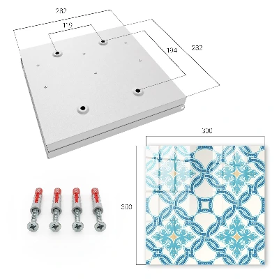 Armoire à clés design Mosaïque décorative