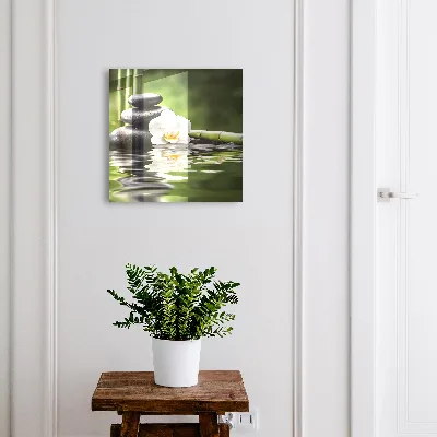 Armoire à clés décorative Orchidée zen