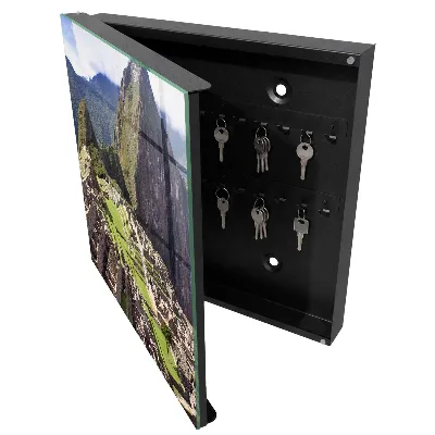Armoire à clés design Ville de montagne