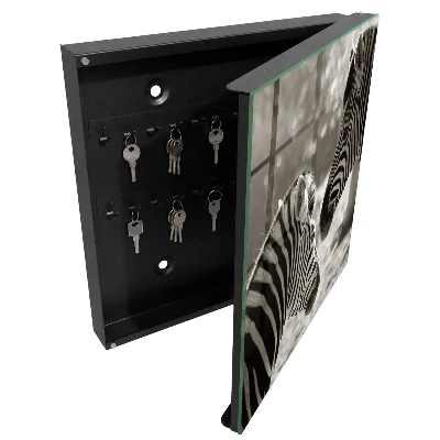 Armoire à clés design Zèbres ensemble
