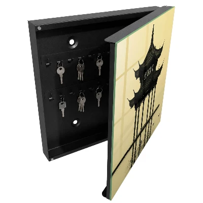 Armoire à clés décorative Pavillon dans l'eau