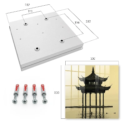 Armoire à clés décorative Pavillon dans l'eau