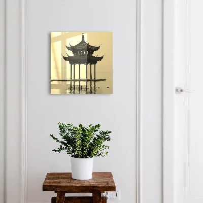 Armoire à clés décorative Pavillon dans l'eau