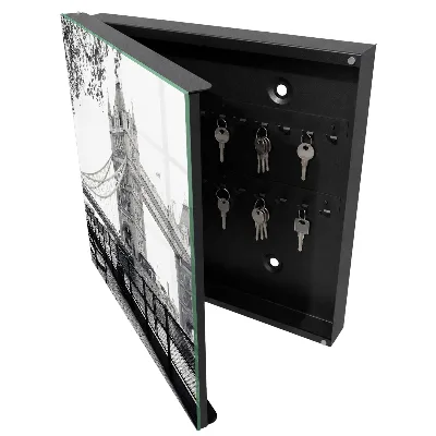 Armoire à clés design Pont gothique