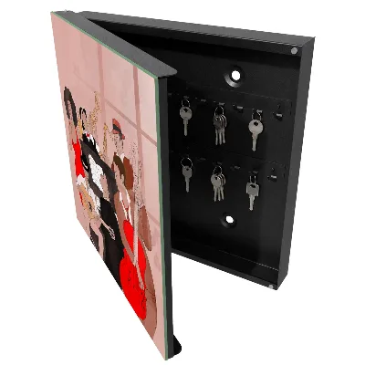 Armoire à clés décorative Scène jazz