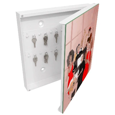 Armoire à clés décorative Scène jazz