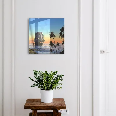 Armoire à clés design Voilier de mer