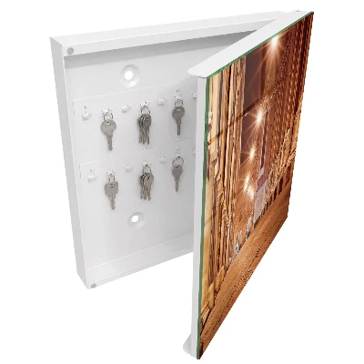 Armoire à clés décorative Nuit en ville