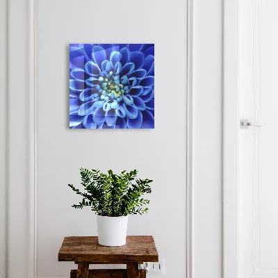 Armoire à clés design Fleur bleue
