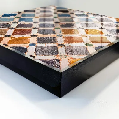Armoire à clés design Mosaïque colorée