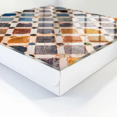 Armoire à clés design Mosaïque colorée