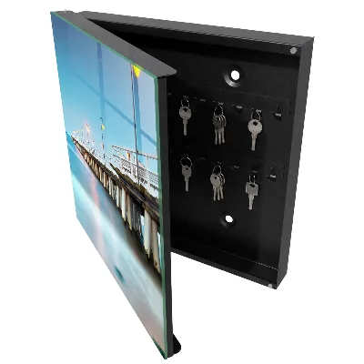 Armoire à clés design Jetée en bord de mer