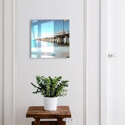 Armoire à clés design Jetée en bord de mer
