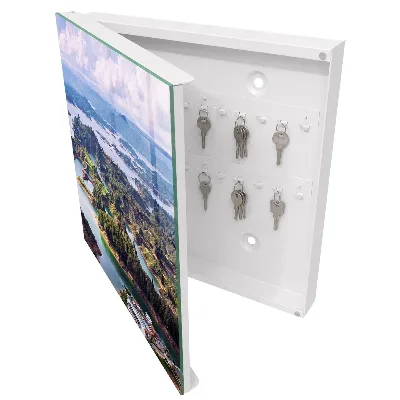 Armoire à clés design Îles vertes
