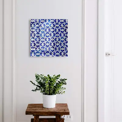 Armoire à clés design Carreaux géométriques